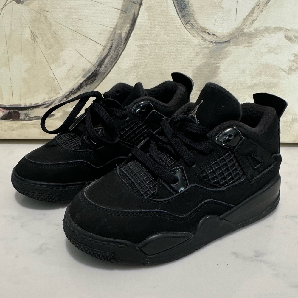 AIR JORDAN 4 retro sneakers 🍀 black cats